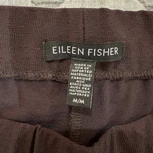 Eileen Fisher Size Medium washable crepe pant Color Cassis (dark purple).